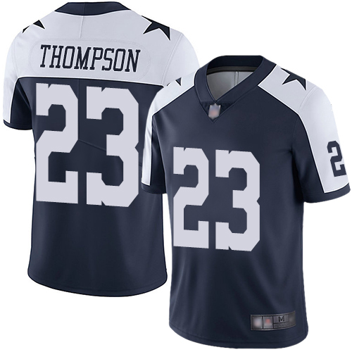 Men Dallas Cowboys Limited Navy Blue Darian Thompson Alternate #23 Vapor Untouchable Throwback NFL Jersey